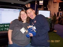 Ted Murphy and Lisa Martin at Blogworld