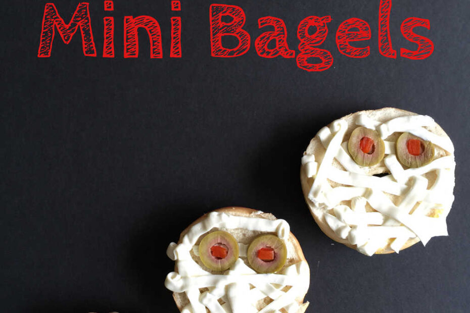 Halloween Bagels