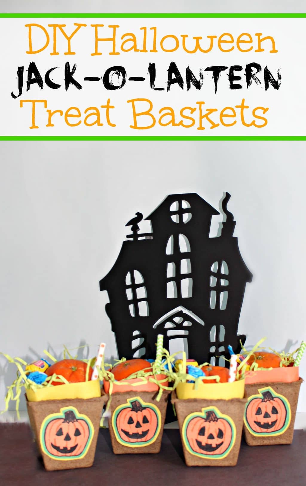 Jack O Lantern Treat Baskets