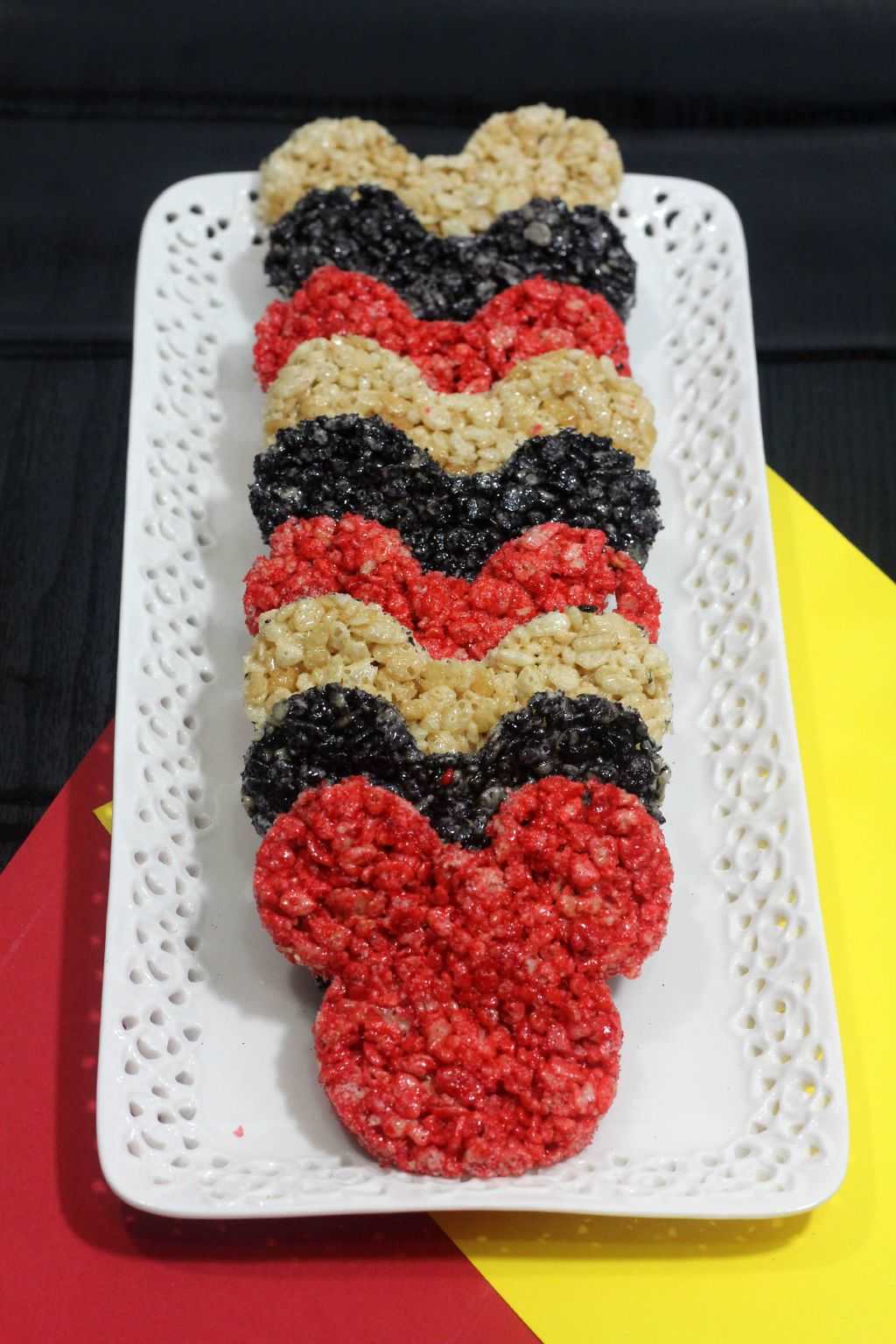 mickey mouse rice krispie treats