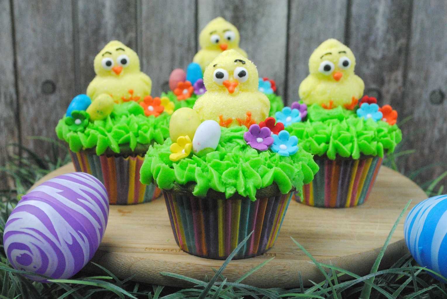 easter cupcakes