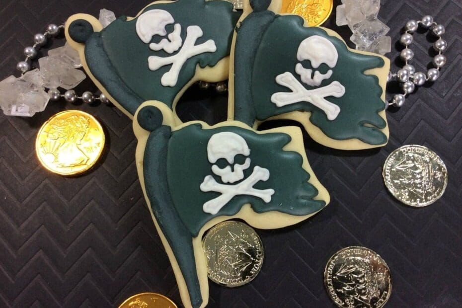 Pirate Flag Cookies