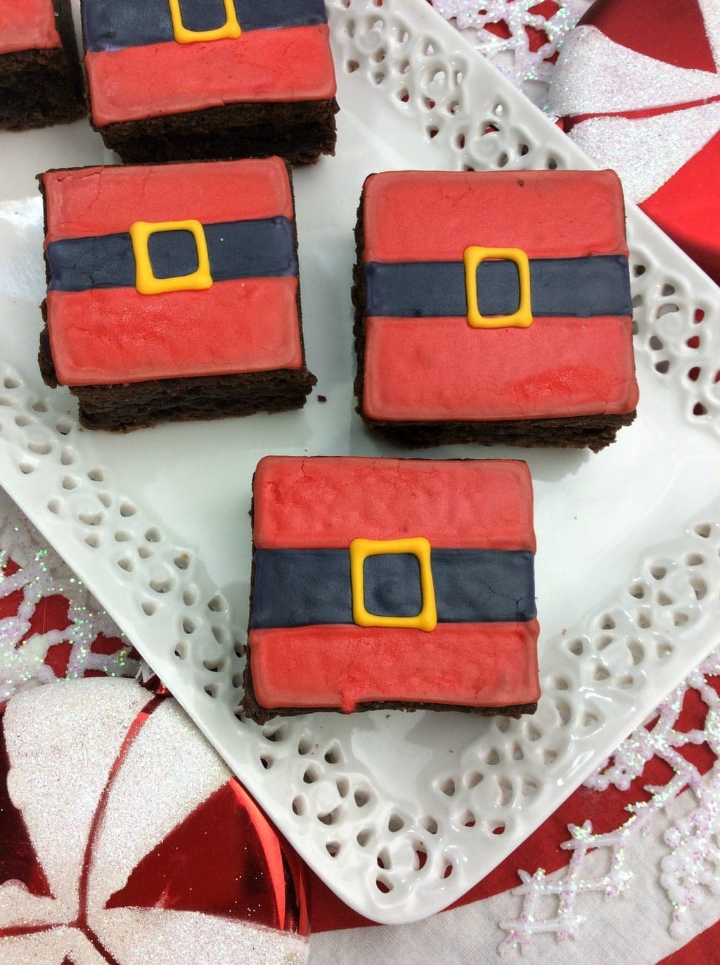 Santa Belt Brownies