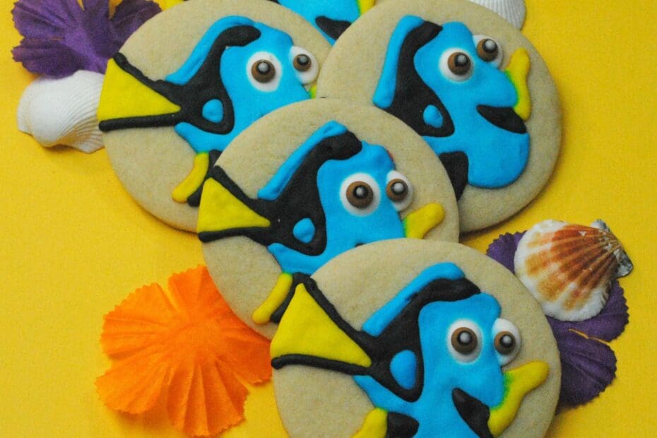 How To Make Finding Dory Cookies