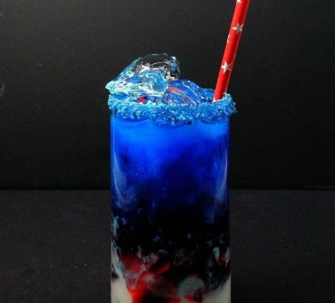Civil War Captain America cocktail
