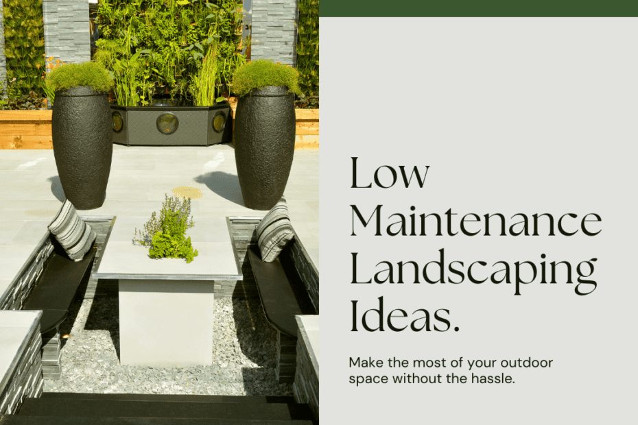 low maintenance backyard landscaping ideas